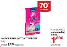 El Corte Inglés Vitakraft liquid snack oferta