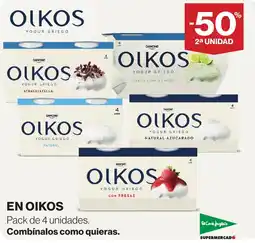 El Corte Inglés Oikos yogur griego oferta