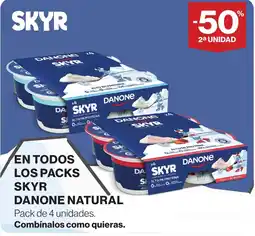 El Corte Inglés Skyr danone natural oferta