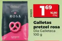 Dia Fresh Dia Galleteca galletas pretzel rosa oferta