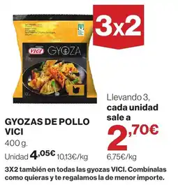El Corte Inglés Vici gyoza de pollo oferta