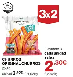 El Corte Inglés Original Churros oferta