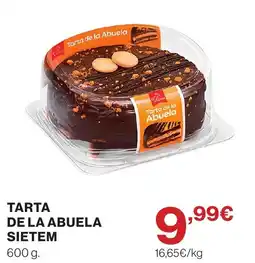 El Corte Inglés Sietem tarta de la abuela oferta