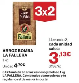 El Corte Inglés Arroz bomba la fallera oferta