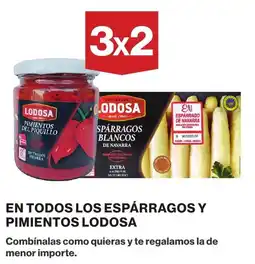 El Corte Inglés Lodosa en todos los espárragos y pimientos oferta
