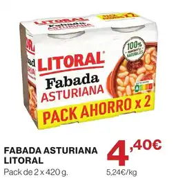 El Corte Inglés Litoral fabada asturiana oferta