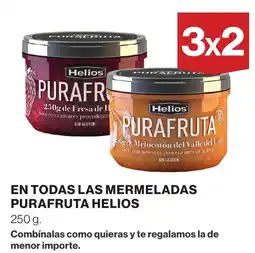 El Corte Inglés Helios en todas la mermeladas purafruta oferta