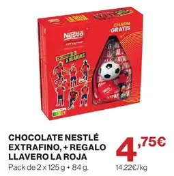 El Corte Inglés Nestlé chocolate extrafino oferta