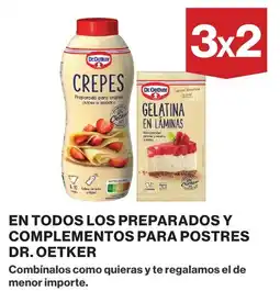 El Corte Inglés Dr. Oetker crepes oferta