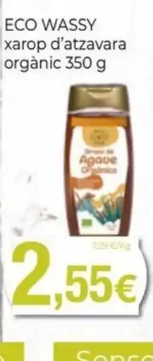 Keisy eco wassy xarop d'atzavara orgànic oferta