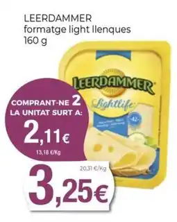 Keisy Leerdammer formatge light llenques oferta