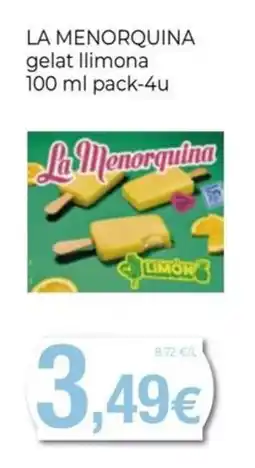 Keisy La Menorquina gelat llimona oferta
