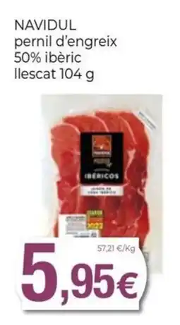 Keisy Navidul pernil d'engreix 50% ibèric oferta