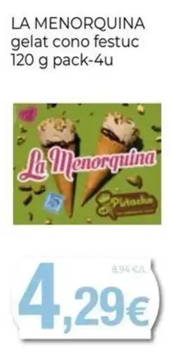 Keisy La Menorquina gelat cono festuc oferta