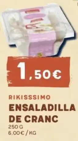 Keisy Rikissimo ensaladilla de cranc oferta