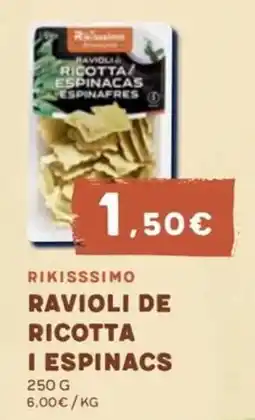 Keisy Rikissimo ravioli de ricotta i espinacs oferta