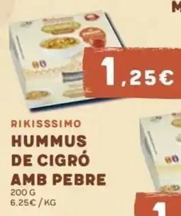 Keisy Rikissimo hummus de cigró amb pebre oferta