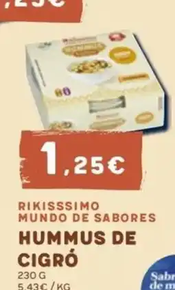 Keisy Rikissimo hummus de cigro oferta