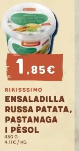 Keisy Rikissimo ensaladilla russa patata, pastanaga i pèsol oferta