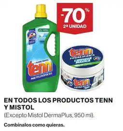 El Corte Inglés Tenn y Mistol oferta