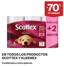 El Corte Inglés Scottex seda y kleenex oferta