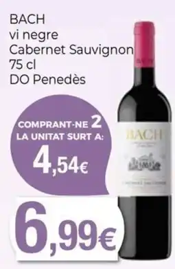 Keisy Bach vi negre Cabernet Sauvignon oferta