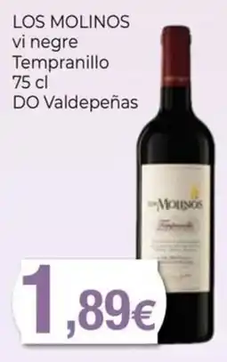 Keisy Los Molinos vi negre Tempranillo oferta