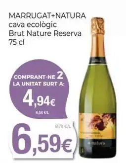 Keisy Marrugat+natura cava ecològic brut nature reserva oferta