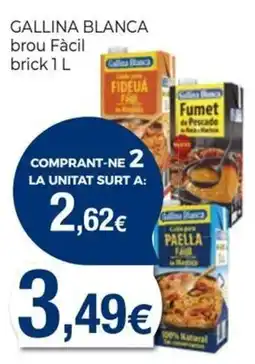 Keisy Gallina Blanca brou Fàcil brick 1 L oferta
