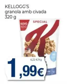 Keisy kellogg's granola amb civada oferta