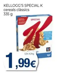 Keisy kellogg's special k cereals clàssics oferta
