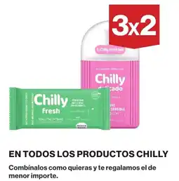 El Corte Inglés Chilly en tofos los productos oferta