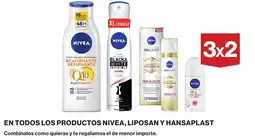 El Corte Inglés Nivea en todos los productos liposan y hansaplast oferta