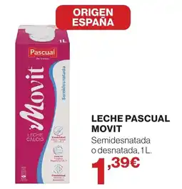 El Corte Inglés Pascual leche movit oferta