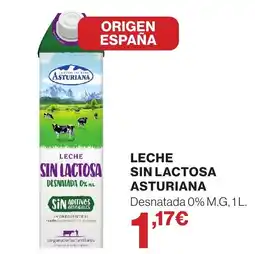 El Corte Inglés Asturiana leche sin lactosa oferta