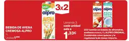 El Corte Inglés Alpro bebida de avena cremosa oferta