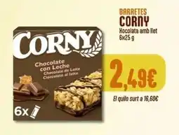 Keisy Corny barretes chocolate con leche oferta