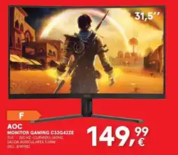 Worten Aoc monitor gaming c32g42ze oferta
