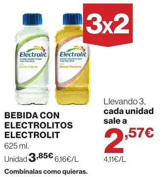 Electrolit bebida con electrolitos