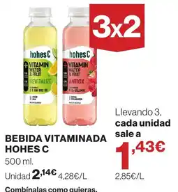 El Corte Inglés Bebida vitaminada Hohes C oferta