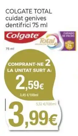 Keisy Colgate Total cuidat genives dentifrici oferta