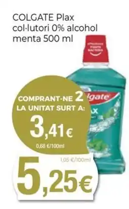 Keisy Colgate Plax col·lutori 0% alcohol menta oferta