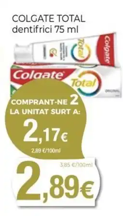 Keisy Colgate Total dentifrici oferta