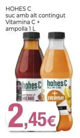 Keisy hoheSC suc amb alt contingut vitamina c + ampolla 1 l oferta