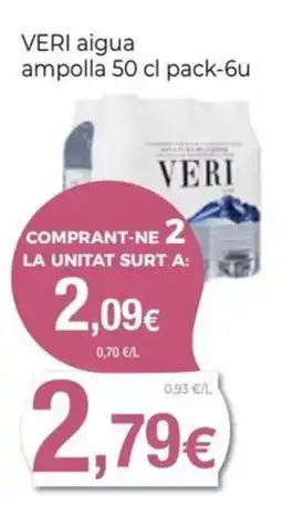 Keisy Veri aigua ampolla 50 cl oferta