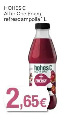 Keisy Hohes C All in One Energi refresc ampolla oferta