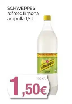 Keisy Schweppes refresc llimona oferta