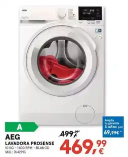 Worten Aeg lavadora prosense oferta