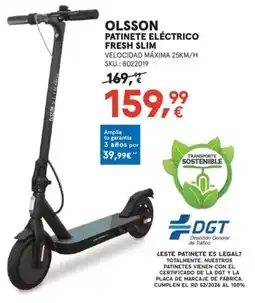 Worten Olsson patinete eléctrico fresh slim oferta