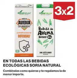 El Corte Inglés Soria Natural bebida de avena con equinácea oferta